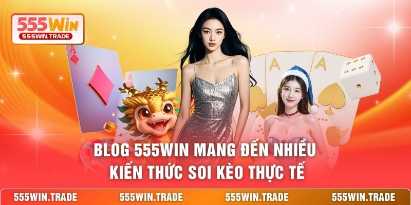 Blog 555WIN mang đến nhiều kiến thức soi kèo thực tế