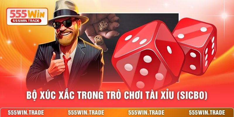 Bộ xúc xắc trong trò chơi Tài Xỉu (Sicbo)